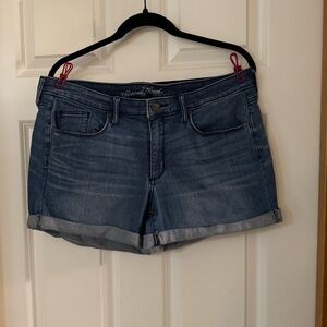 Universal Thread Blue Jean Shorts with Rolled Hems